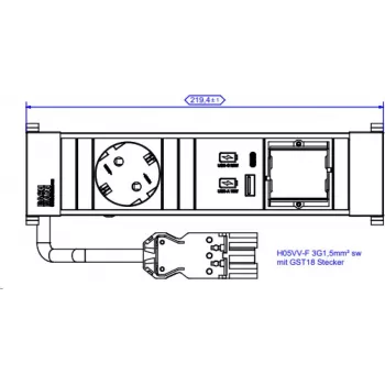 Bachmann 916.503 toiteadapter must