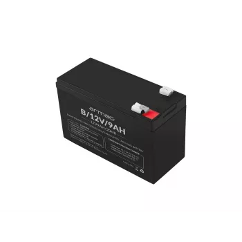 UPS-aku ARMAC B/12V/9AH — Suletud pliiaku 12V 9Ah, 1,8A laadimisvool, 122A max tühjendusvool, ABS korpus, 65×151×94 mm