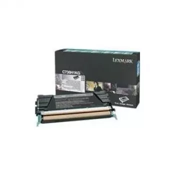 Lexmark C736H1KG - must tooner - C736dn 736dtn 736N; X736de 738de 738dte jaoks
