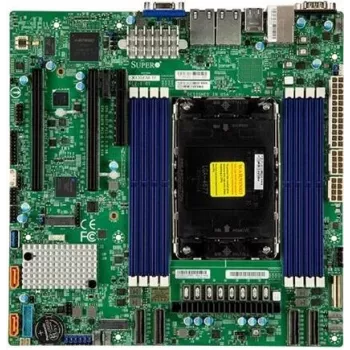 Super Micro SUPERMICRO X13SEM-TF - Emaplaat - mikro-ATX - LGA4677 Socket-E - Intel C741 kiibistik - USB 3.2 Gen 1 - 2 x 10 Gigabit LAN - Pardagraafika (MBD-X13SEM-TF-B)