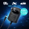 Akulaadija QOLTEC mudel 52660 — 6V/12V, 6W laadimisseade
