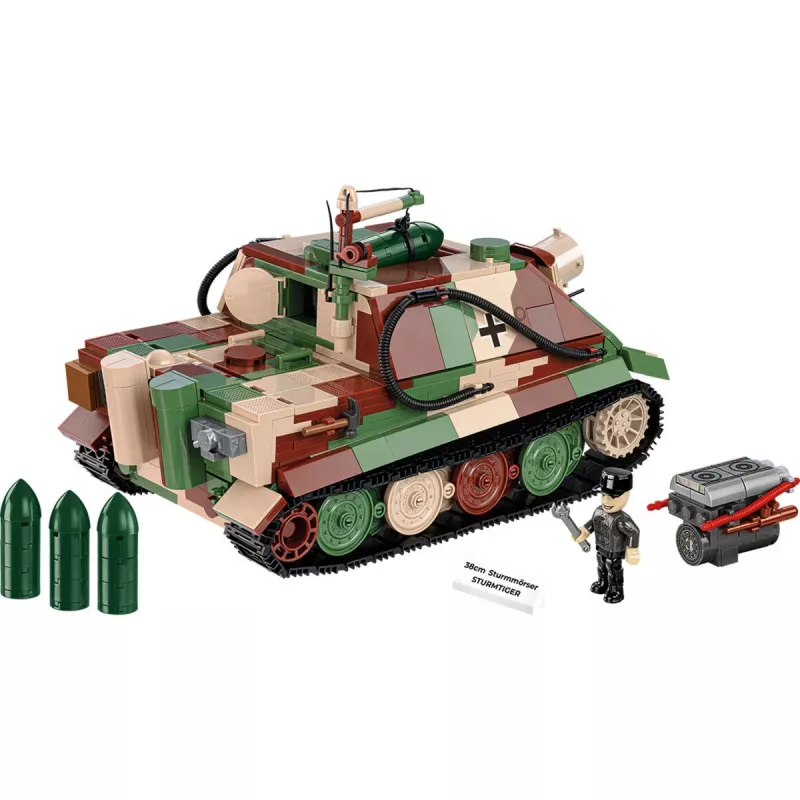Ehituskomplekt Cobi 38 cm Sturmmörser Sturmtiger 1100 osa
