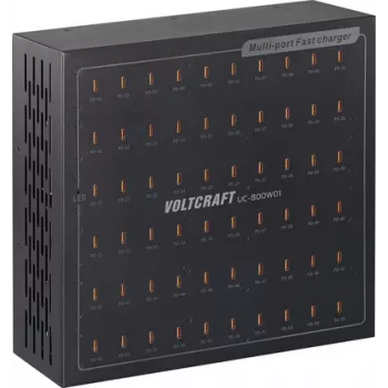 VOLTCRAFT UC-800W01 USB-laadija 800 W USB-C® USB PD must siseruumidesse USB-toiteedastus (USB-PD) (VC-17275170)