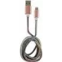 LC-POWER kaabel USB-Lightning-1M-4 1m sinine/roosa, USB-A Lightning