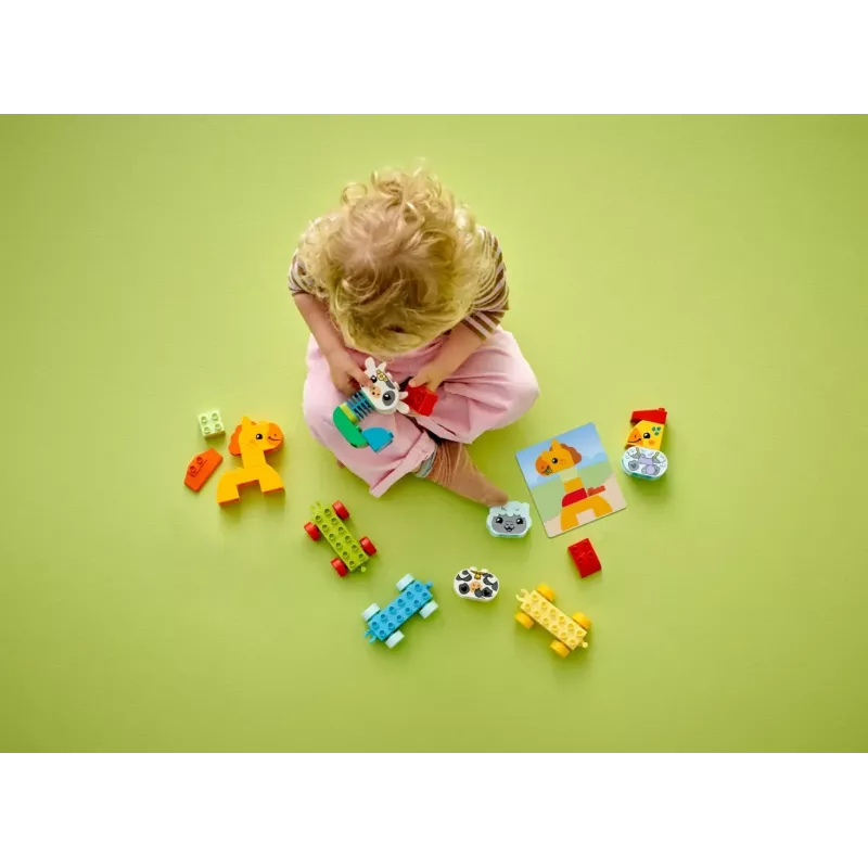 Ehitusmänguasi LEGO DUPLO Loomarong 10412 — 19 osa, alates 1,5+ aastat, 170×60×430 mm