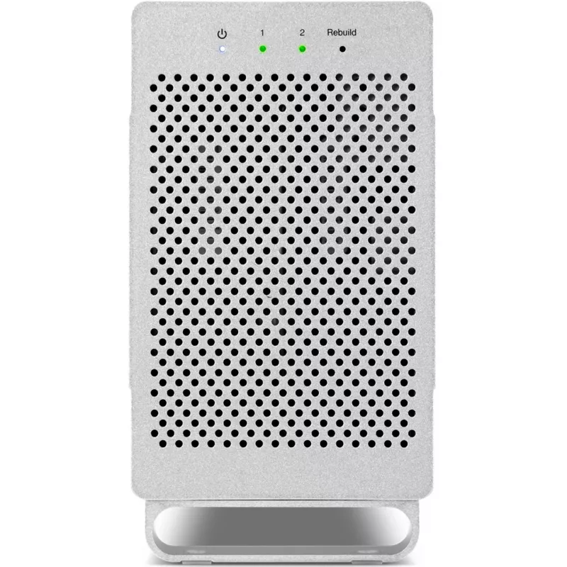 HDD-korpus OWC Mercury Elite Pro Dual valge kahele 3,5-tollisele SATA-kõvakettale, RAID 0/1/SPAN, USB Type‑B