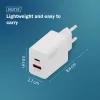 AC Indoor USB GaN Charger DIGITUS DA-10301 — 30W, 1× USB-C, 1× USB-A, 100–240V, valge