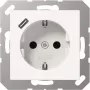 Schuko pistikupesa USB A1520-18CWWTyp C-ga (A1520-18CWW)