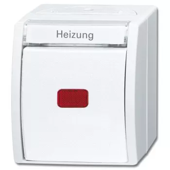 BUSCH JAEGER 2601/6 SKWNH-54 - 1P - Valge - 250 V - 10 A - 74 mm - 55 mm