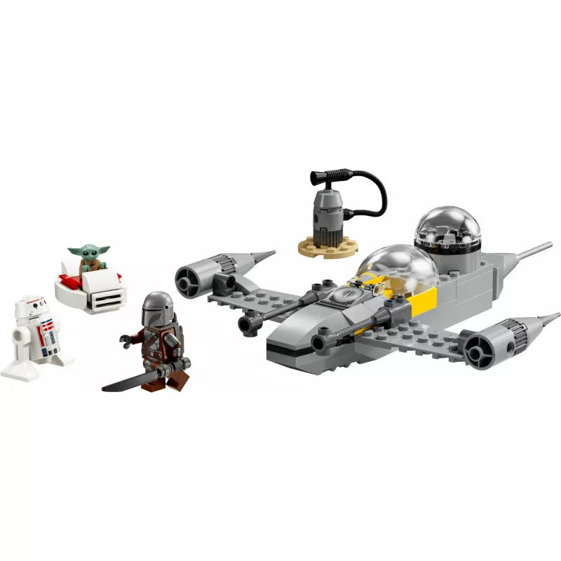 LEGO Star Wars komplekt 75410 N-1 tähelennuki mudel 92 tk, minifiguurid Mando ja Grogu