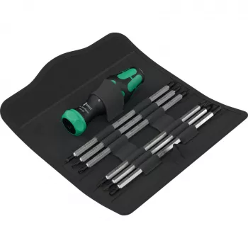 Mitmeotsikuga kruvikeeraja Wera Kraftform Kompakt Vario RA 7 osa 220 mm