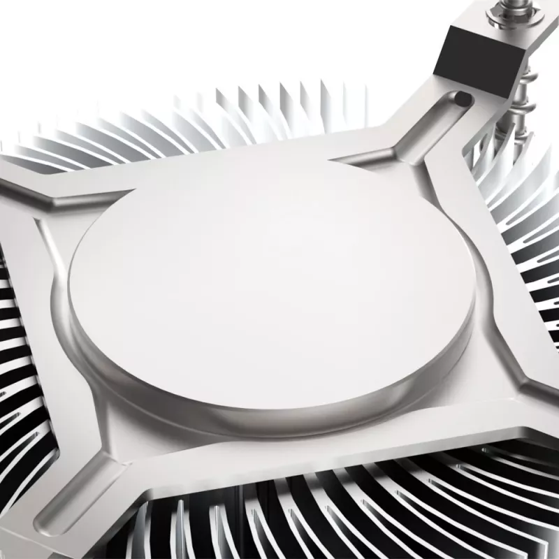 Hübriidjahuti Akasa Intel LGA1700 7,5 cm Alumiinium Must