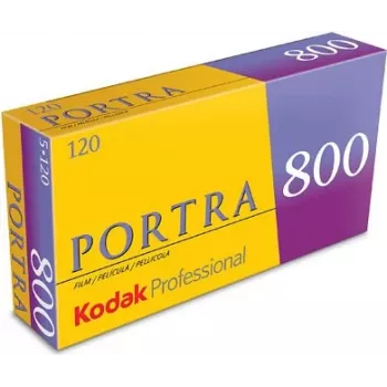 Kodak PROFESSIONAL PORTRA 800 - värviline negatiivfilm - 120 (6 cm) - ISO 800 - 5 rulli
