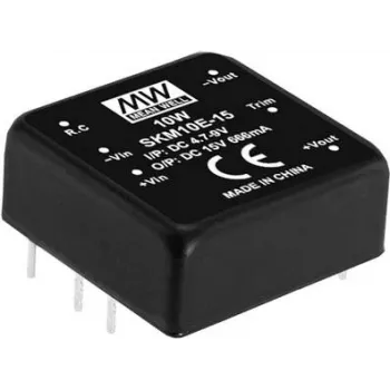 Toiteadapter MEAN WELL SKM10C-15 10 W 15 V 36-75 V