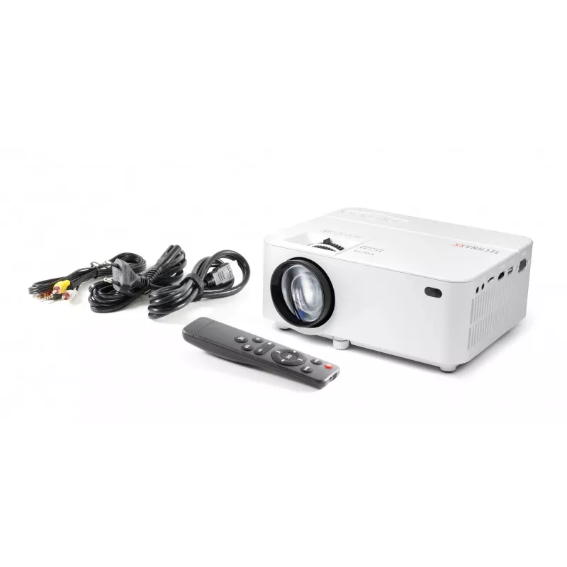 Technaxx TX-113 Standard Throw Projektor 1800 ANSI luumenit LED 800x480 Valge