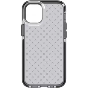 Tech21 Evo Check - ümbris - Apple - iPhone 12 mini - 13,7 cm (5,4 tolli) - must - poolläbipaistev (T21-8351)