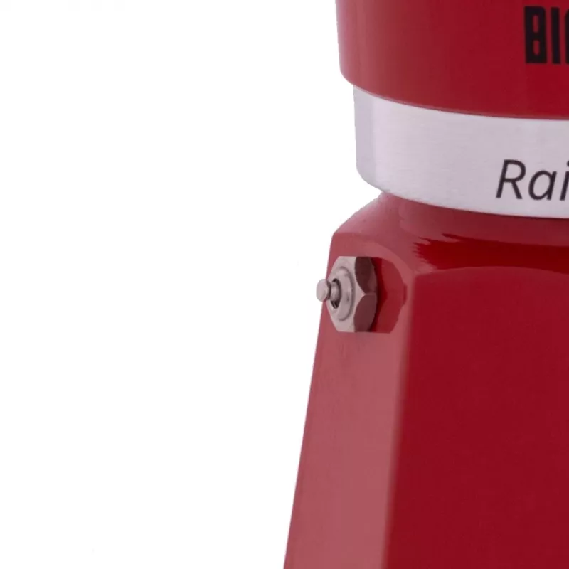 Pliidipealne kohvimasin BIALETTI Rainbow 0,06 L — Alumiinium, 60 ml, punane