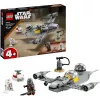 LEGO Star Wars komplekt 75410 N-1 tähelennuki mudel 92 tk, minifiguurid Mando ja Grogu