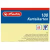 Registrikaart Herlitz 1150515 kollane 1 tk