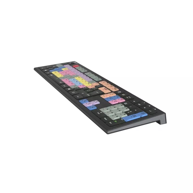 Logickeyboard LKB-EDIUS-A2PC-FR klaviatuur Universaalne USB AZERTY Prantsuse Must
