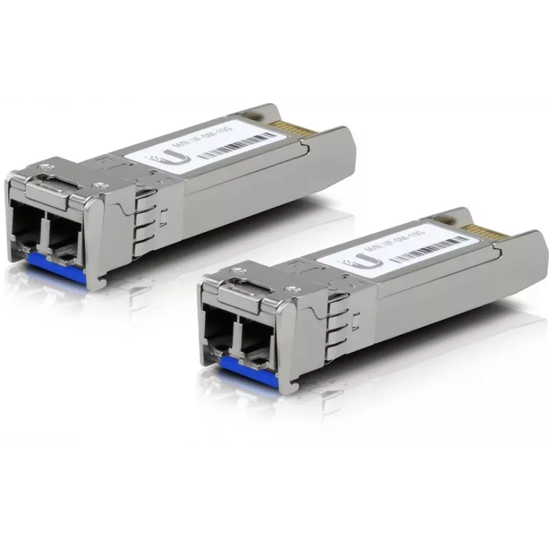 SFP+ kiudoptiline transiiver Ubiquiti UACC-OM-SM-10G-D-2 10 Gbps 1310 nm LC ühemoodiline 10 km (2 tk)