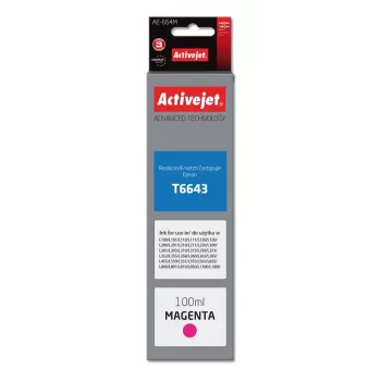Activejet AE-664M tint (asendus Epson T6643-le; Supreme; 100 ml; magenta)