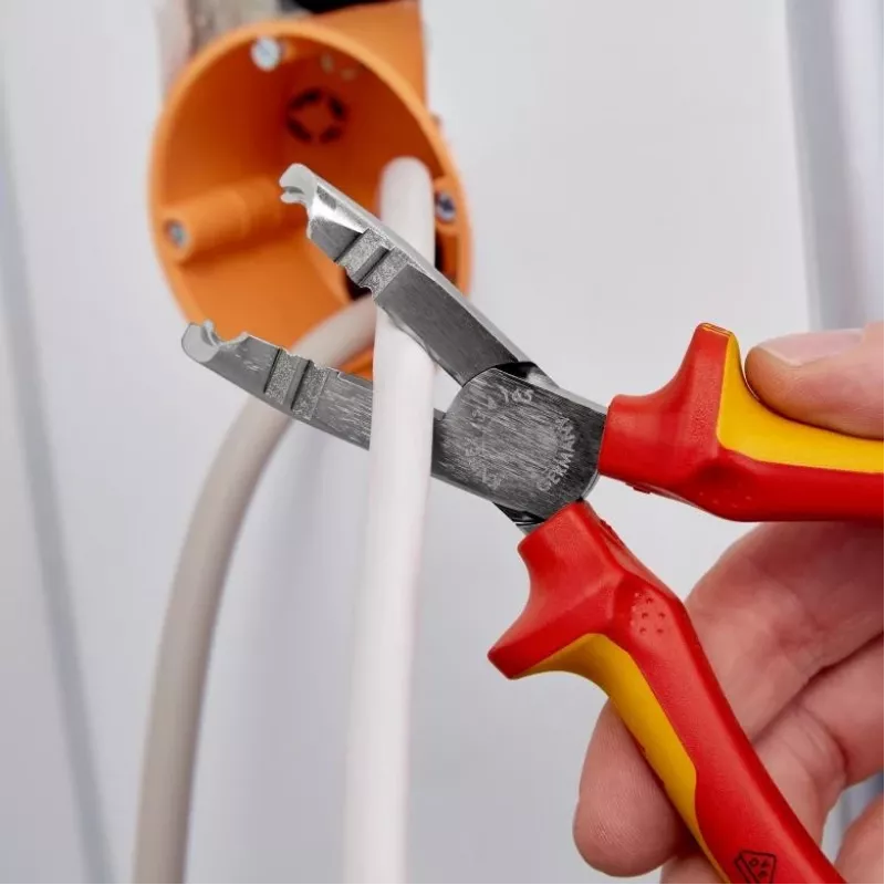 Knipex 13 46 165 kaablieemaldaja punane, kollane