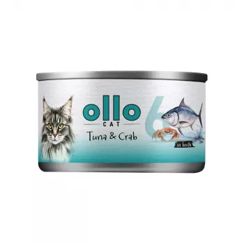 Ollo tuunikala krabiga puljongis Nr 6 70g