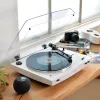 Audio-Technica automaatne rihmülekandega plaadimängija AT-LP3XBTWH, rihmülekanne, valge