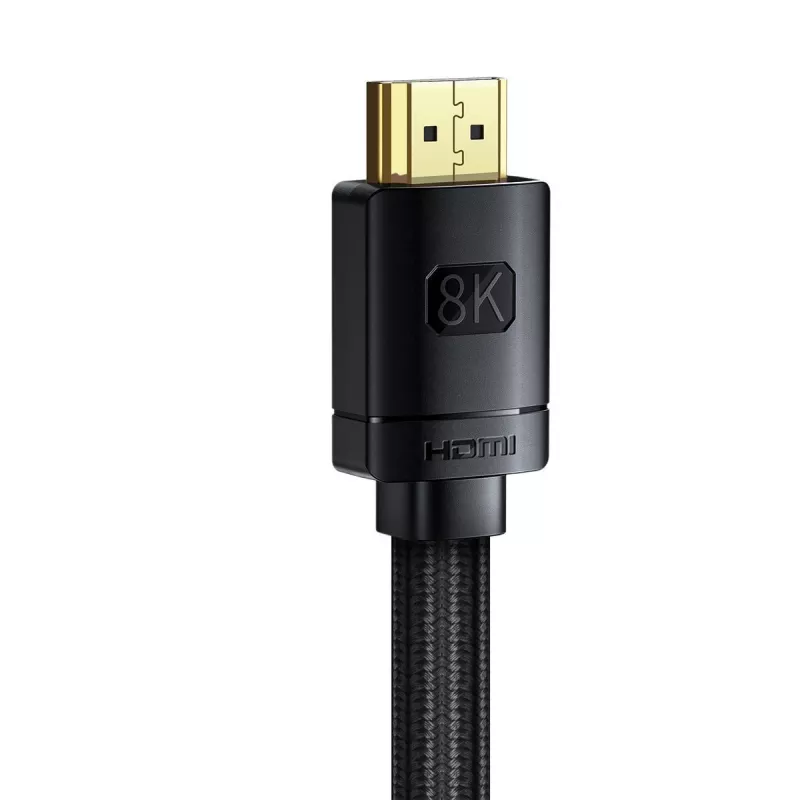 Baseus High Definition Series HDMI 2.1 kaabel, 8K 60Hz, 3D, HDR, 48Gbps, 2m (must)