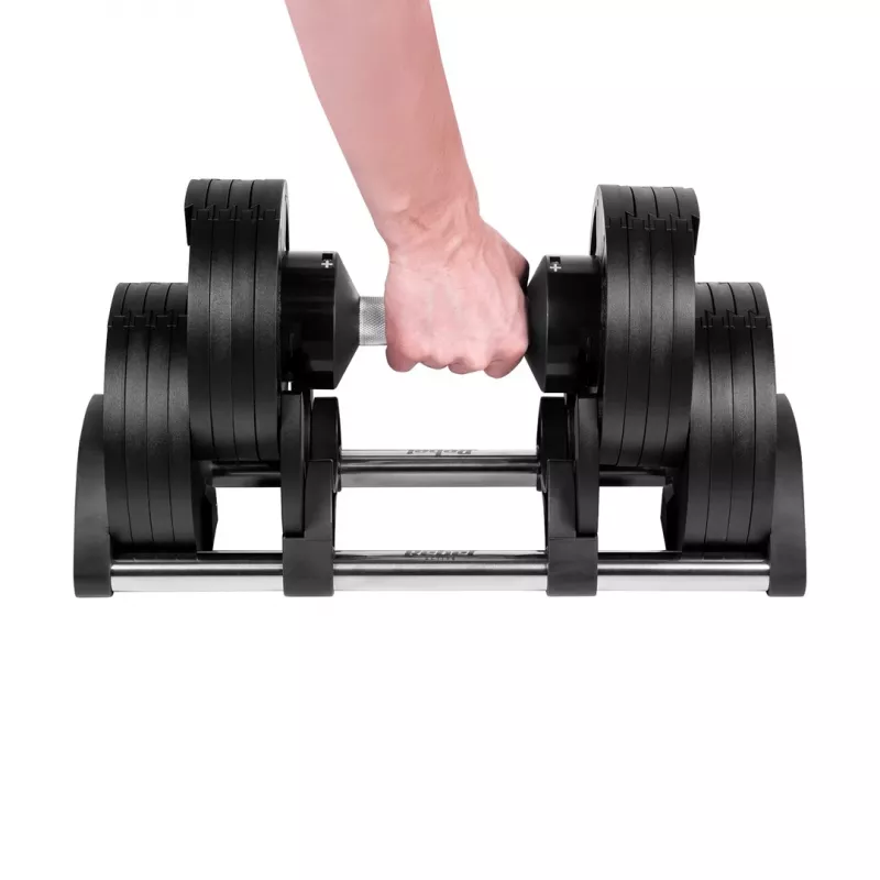 Reguleeritav malmist hantel Rebel Active 36 kg, automaatne 2 kg sammuga