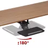 Maclean lauaalune klaviatuurihoidik, reguleeritav, max 5 kg, must, MC-156 B