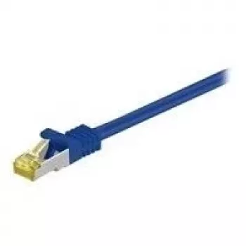 Wentronic Goobay Cat.7 töötlemata kaabel, paigakaabel, S/FTP (PiMP), sinine, 30 m - LSZH halogeenivaba, vask, RJ45 pistik (91673)