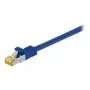Wentronic Goobay Cat.7 töötlemata kaabel, paigakaabel, S/FTP (PiMP), sinine, 30 m - LSZH halogeenivaba, vask, RJ45 pistik (91673)