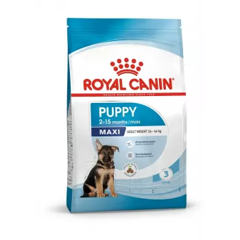 Royal Canin Maxi Puppy koeratoit, 15 kg, riis, köögiviljad