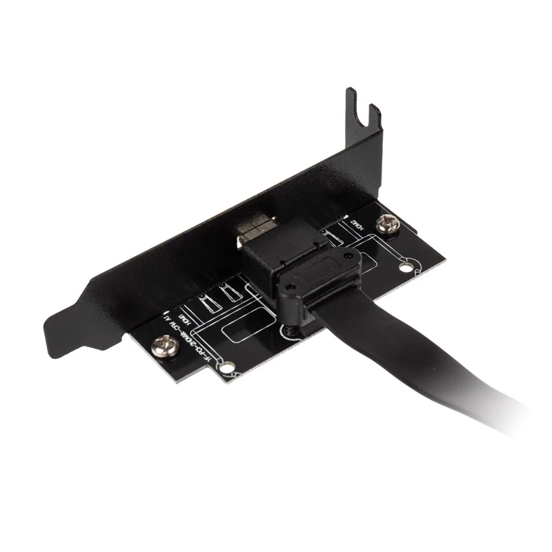 Akasa Low Profile PCI Bracket Adapter USB 3.1 Type C - must - adapter - digitaalne/andmeside