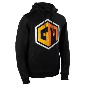 Global Mastersi kapuutsiga pusa GM Logo - must (XL)