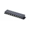 Extralink 8-pordiline PoE-injektor, 8x 100 Mb/s RJ45
