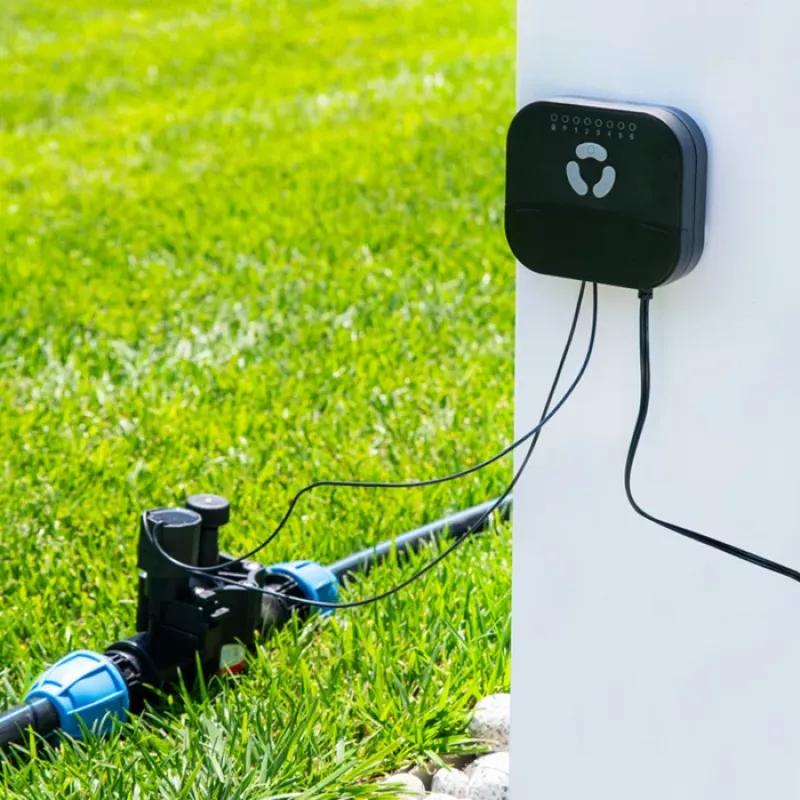 Niisutussprinkleri kontroller Shelly FrankEver FK-06X Wi‑Fi ühenduvusega automatiseeritud aia kastmiseks