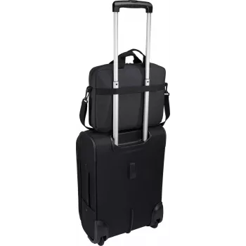 Case Logic Huxton | Sobib kuni 13,3-tollisele sülearvutile | Laptop attaché | Must | Õlarihm