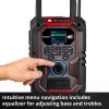 Teisaldatav raadio EINHELL TE-CR 18 Li DAB+ FM Bluetooth USB, akutoitel (ühildub TE-CR 18 Li-ga)