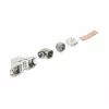 Keystone RJ45 moodul DELOCK 90374 Cat.6A 90° tööriistavaba