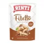Märg koeratoit RINTI Filetto kanafilee lambalihaga 100 g kotike, täisväärtuslik täiskasvanud koertele mõeldud sööt, 14% valku, 1% rasva, 82% niiskust