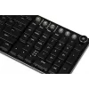 Klaviatuur IBOX AURORA K-6 — täissuuruses QWERTY, RF juhtmevaba + Bluetooth, RGB taustvalgustus, mehaanilised madala profiiliga klahvid, must