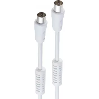 shiverpeaks BS80203-128-2.5 koaksiaalkaabel 2,5 m IEC valge (BS80203-128-2.5)