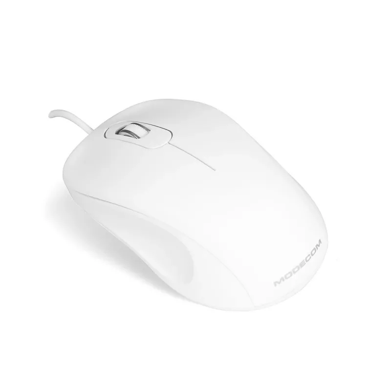MODECOM M10 M-MC-0M10-200 hiir (optiline, 1000 DPI, valge värv) (M-MC-0M10-200)