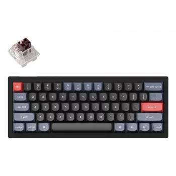 Klaviatuur Wrl V4 RGB/CARBON Must V4-B3 Keychron