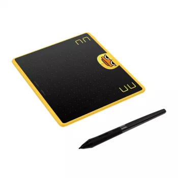 Graafika pliiatsitahvel HUION HS64 Special Edition Must kollane