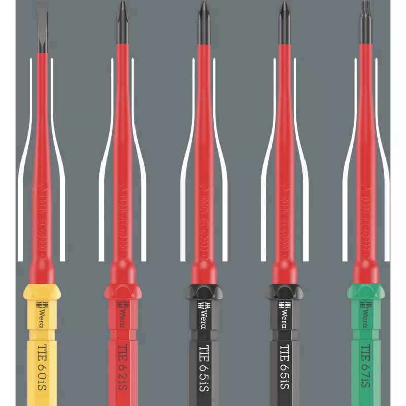 Wera Kraftform Kompakt VDE 16 Torque extra õhukeste kruvikeerajate komplekt (05006609001)