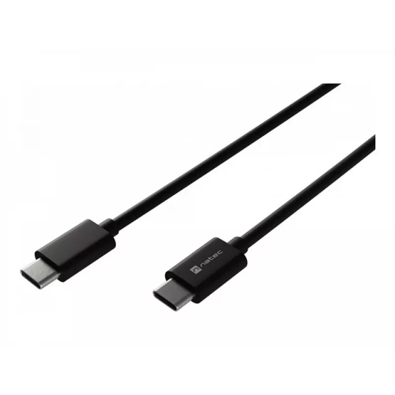 USB-C kuni USB-C kaabel NATEC NKA-2146, 1 m, must